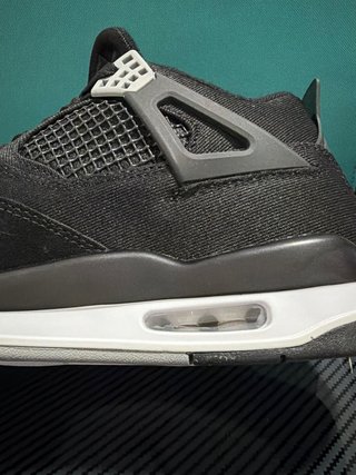 Zapatillas Jordan Air 4 Negras Blancas