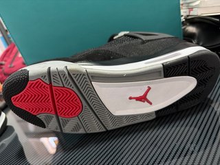 Zapatillas Jordan Air 4 Negras Blancas