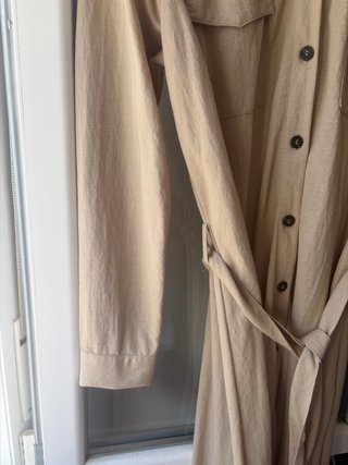 Vestido Cortefiel Beige Talla XL