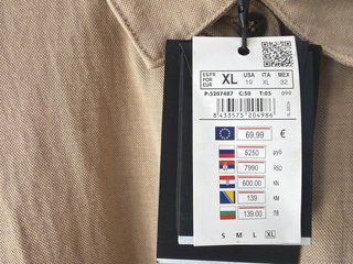 Vestido Cortefiel Beige Talla XL