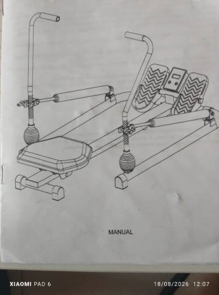 Máquina de remo manual 2ªmano.