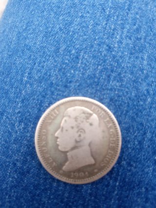 Moneda Alfonso XIII 1904