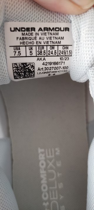 Zapatillas Under Armour Surge 4 Blancas