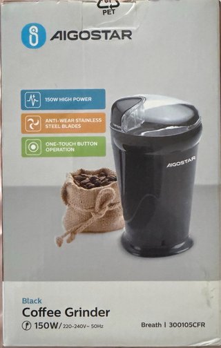 Molinillo de café Aigostar Negro 150W