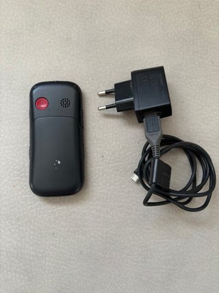 Teléfono Móvil Telefunken Negro, con alarma SOS