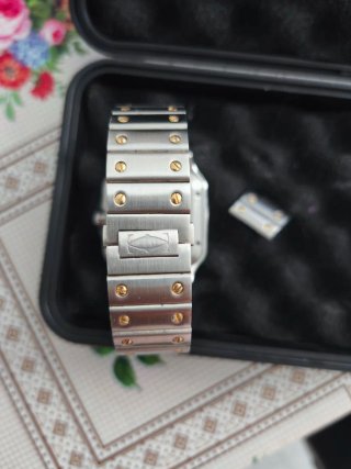 Reloj  Dorado y Plateado Mujery hombre 39mm