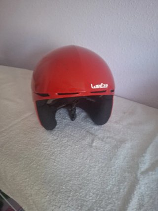 Casco de esquí infantil Wedze rojo