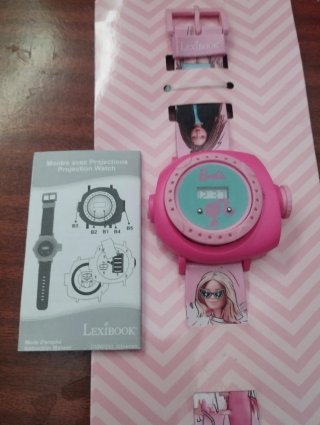Reloj Proyector Barbie Lexibook