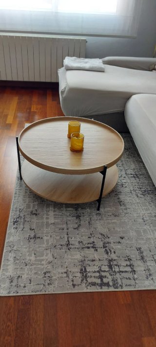 Alfombra salón gris