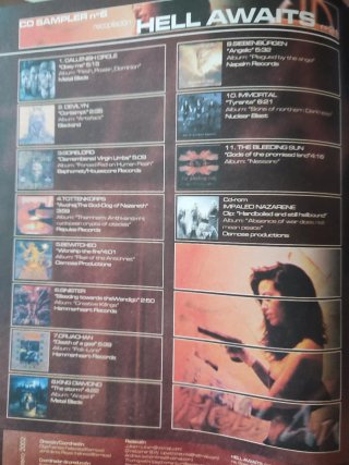 Revista Hell Awaits año 2002