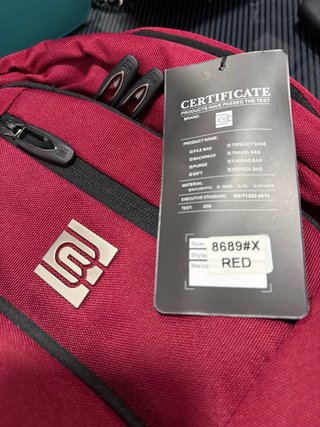 Mochila BANGE para portátil, color rojo