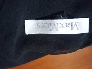 Vestido negro Max Mara