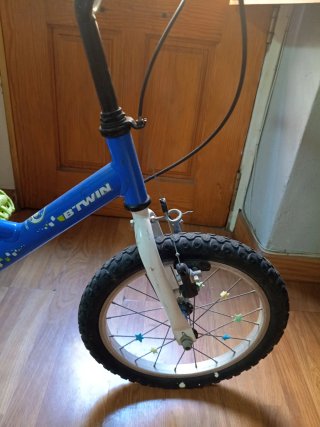 Bicicleta infantil btwin decathlon azul