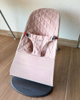 Hamaca BabyBjörn rosa acolchada