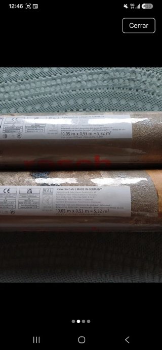 Papel pintado efecto piedra