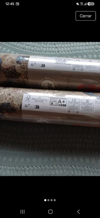 Papel pintado efecto piedra