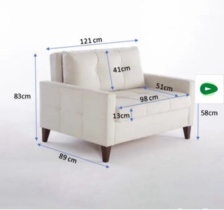 Sofá Cama de El Corte Inglés Azul