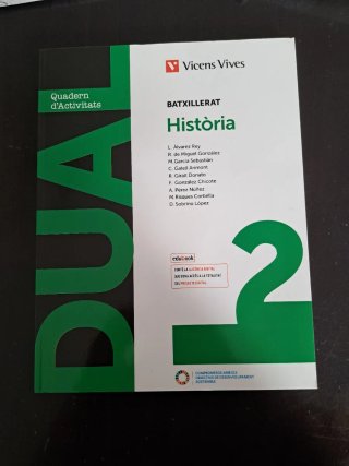 Història, 2 Batxillerat, Dual Quadern d'activitats
