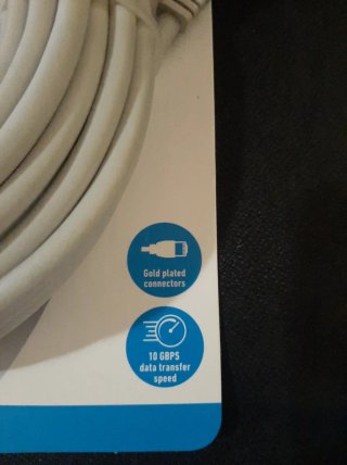 Cable ethernet grundig 10 metros cat. 6