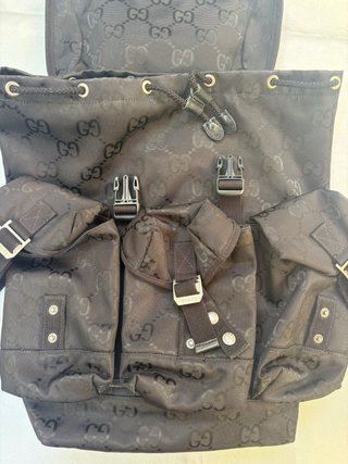 Mochila Gucci GG Monogram Nylon