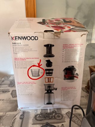 Exprimidor Kenwood PureJuice JMP601SI