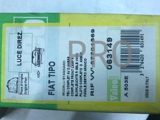 Piloto intermitente Fiat tipo derecho naranja