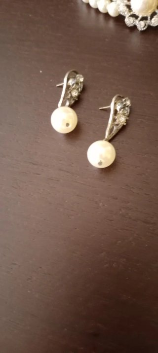 Conjunto bisutería vintage perlas y pedrería