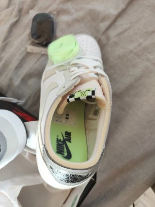 Zapatillas Nike Air Jordan 1 Low OF Verde/Blanco