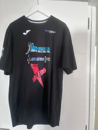 Camiseta Varlion Padel Azul y Blanca,.