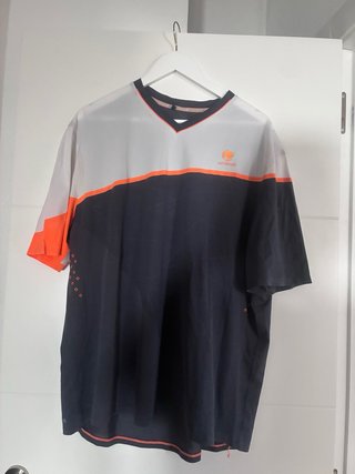Camiseta Varlion Padel Azul y Blanca,.
