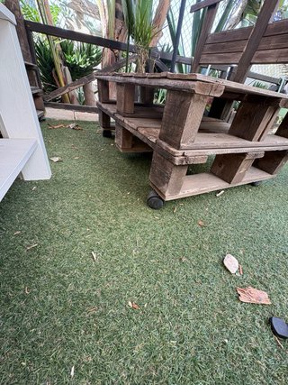 Conjunto de muebles de jardín de palets