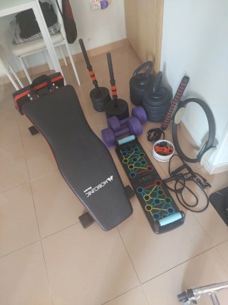 vendo aparatos de gimnasio, que no utilizo.