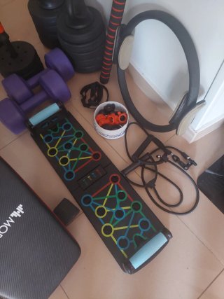 vendo aparatos de gimnasio, que no utilizo.