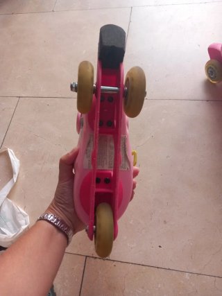 Patines en línea rosas para niña