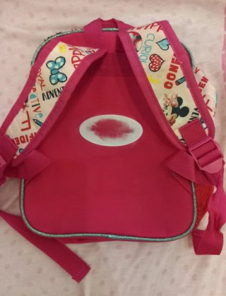 Mochila Infantil Minnie Mouse Rosa