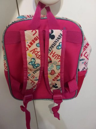 Mochila Infantil Minnie Mouse Rosa