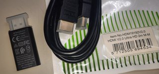 HP Adattatore DisplayPort-HDMI + Cavo HDMI 2.0