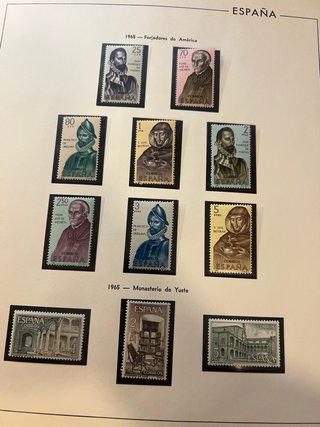 Colección sellos España 1850-1960