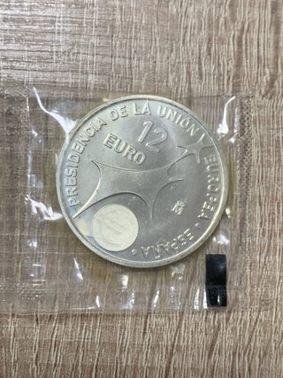 Monedas Plata 12€ Juan Carlos y Sofía 2002