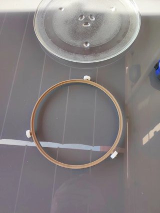 Plato de cristal para microondas y disco giratorio