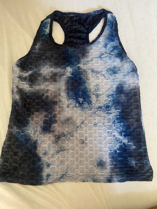 Camiseta sin mangas tie-dye
