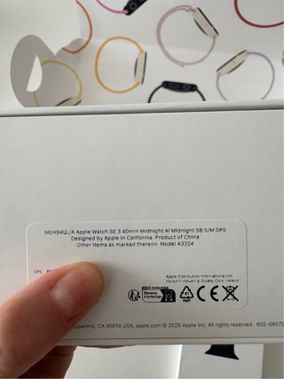 APPLE WATCH SE 3 40mm GPS SIN ESTRENAR + TICKET