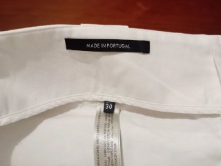 Pantalón Uterqüe blanco