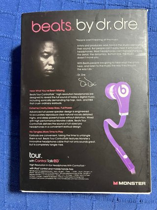 Beats by Dr. Dre Tour Auriculares Morado