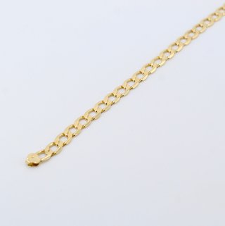 Pulsera de oro de 18k. Peso: 10.00 gr.
