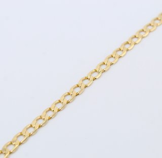 Pulsera de oro de 18k. Peso: 10.00 gr.