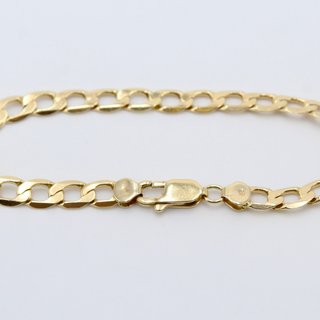 Pulsera de oro de 18k. Peso: 10.00 gr.
