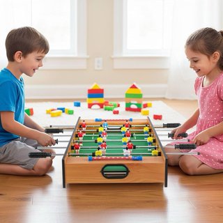 Mesa Multijuegos 2 en 1: Futbolín y Hockey