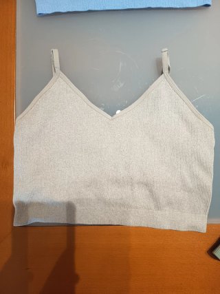 Conjunto de 3 tops canelados para criança