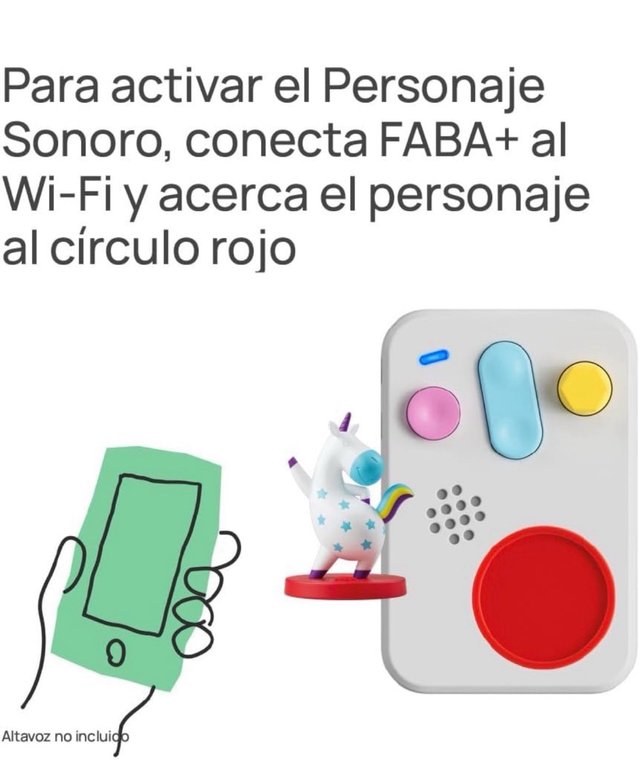 FABA El Unicornio Feliz Personaje Sonoro Español